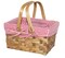 Vintiquewise Rectangular Basket Lined with Gingham Lining, Small (36)